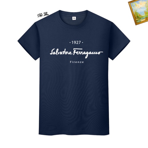 Salvatore Ferragamo T-Shirts Short Sleeved For Unisex #1217713 $25.00 USD, Wholesale Replica Salvatore Ferragamo T-Shirts