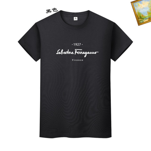 Salvatore Ferragamo T-Shirts Short Sleeved For Unisex #1217714 $25.00 USD, Wholesale Replica Salvatore Ferragamo T-Shirts