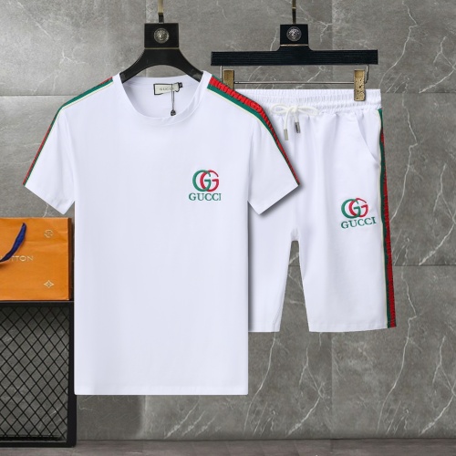 Gucci Tracksuits Short Sleeved For Men #1217845 $56.00 USD, Wholesale Replica Gucci Tracksuits