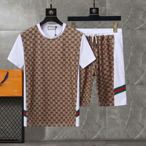 Gucci Tracksuits Short Sleeved For Men #1217848 $56.00 USD, Wholesale Replica Gucci Tracksuits