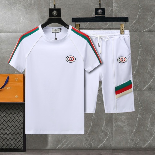 Gucci Tracksuits Short Sleeved For Men #1217850 $56.00 USD, Wholesale Replica Gucci Tracksuits