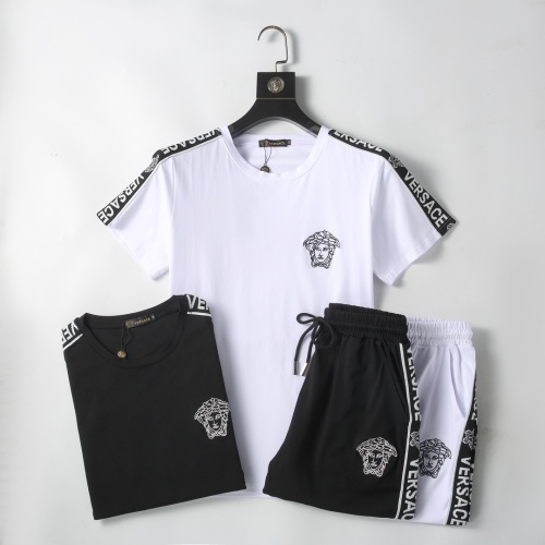 Replica Versace Tracksuits Short Sleeved For Men #1217882 $56.00 USD for Wholesale