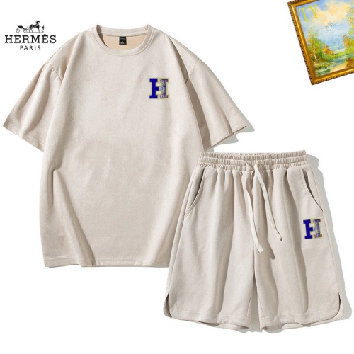 Hermes Tracksuits Short Sleeved For Men #1218003 $48.00 USD, Wholesale Replica Hermes Tracksuits