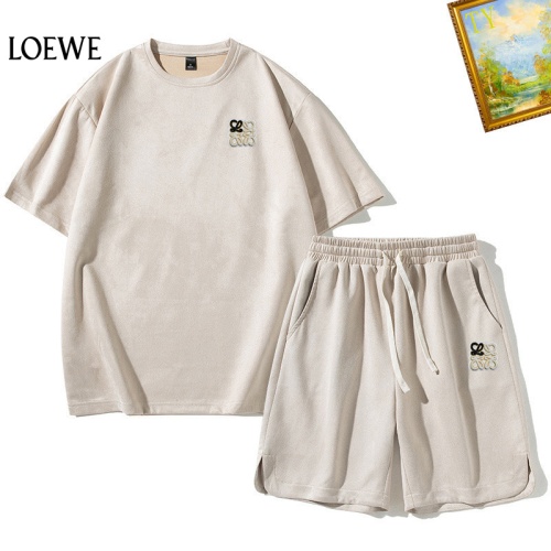 LOEWE Tracksuits Short Sleeved For Men #1218012 $48.00 USD, Wholesale Replica LOEWE Tracksuits