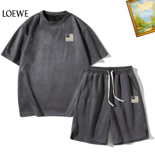 LOEWE Tracksuits Short Sleeved For Men #1218013 $48.00 USD, Wholesale Replica LOEWE Tracksuits