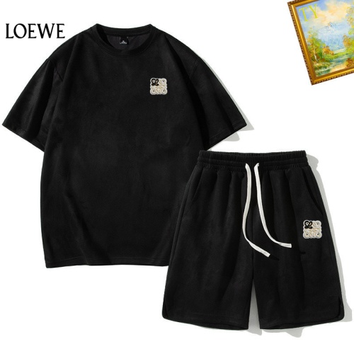 LOEWE Tracksuits Short Sleeved For Men #1218014 $48.00 USD, Wholesale Replica LOEWE Tracksuits