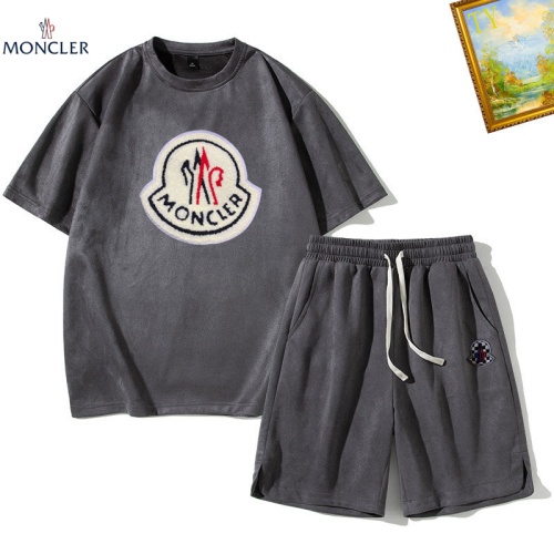 Moncler Tracksuits Short Sleeved For Men #1218022 $48.00 USD, Wholesale Replica Moncler Tracksuits