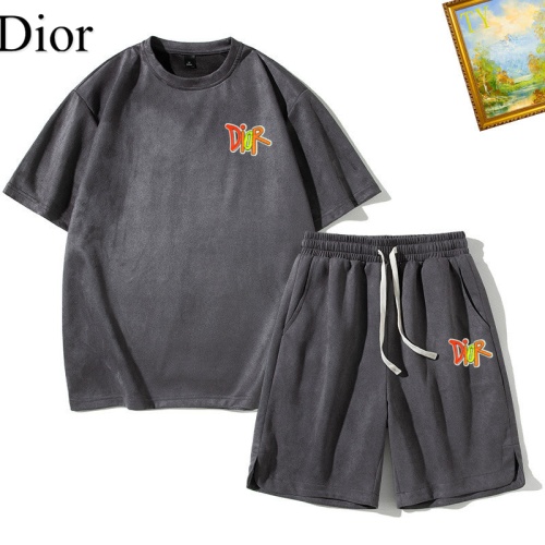 Christian Dior Tracksuits Short Sleeved For Men #1218025 $48.00 USD, Wholesale Replica Christian Dior Tracksuits