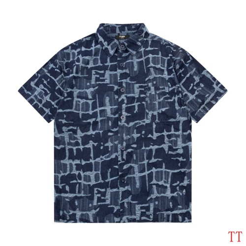 Fendi Shirts Short Sleeved For Unisex #1218286 $56.00 USD, Wholesale Replica Fendi Shirts