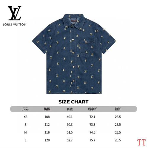 Replica Louis Vuitton LV Shirts Short Sleeved For Unisex #1218505 $60.00 USD for Wholesale