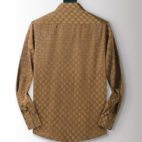 Replica Gucci Shirts Long Sleeved For Men #1218544 $48.00 USD for Wholesale