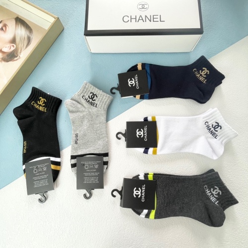 Replica Chanel Socks #1218633 $29.00 USD for Wholesale