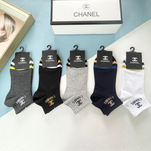 Replica Chanel Socks #1218633 $29.00 USD for Wholesale