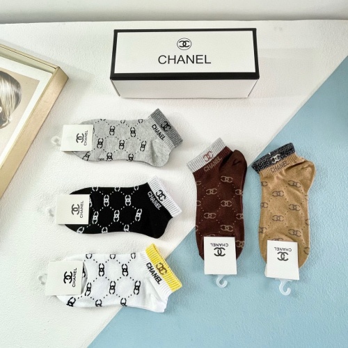 Replica Chanel Socks For Women #1218716 $29.00 USD for Wholesale