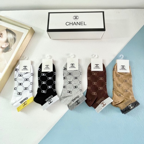 Replica Chanel Socks For Women #1218716 $29.00 USD for Wholesale