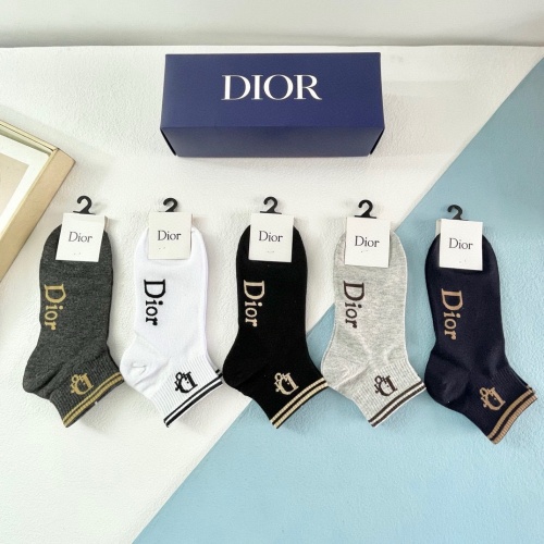 Replica Christian Dior Socks #1218717 $29.00 USD for Wholesale