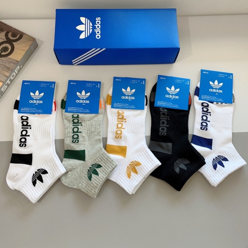 Replica Adidas Socks For Men #1218726 $29.00 USD for Wholesale