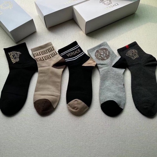 Versace Socks For Men #1218757 $29.00 USD, Wholesale Replica Versace Socks