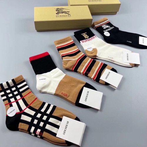 Replica Burberry Socks For Women #1218760 $29.00 USD for Wholesale