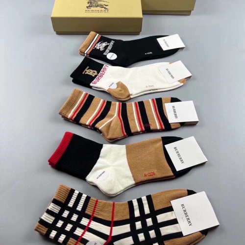 Replica Burberry Socks For Women #1218760 $29.00 USD for Wholesale