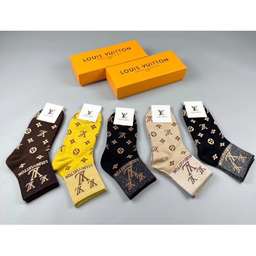 Louis Vuitton LV Socks For Women #1218761 $29.00 USD, Wholesale Replica Louis Vuitton LV Socks