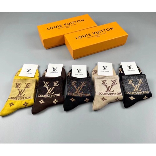 Replica Louis Vuitton LV Socks For Women #1218761 $29.00 USD for Wholesale