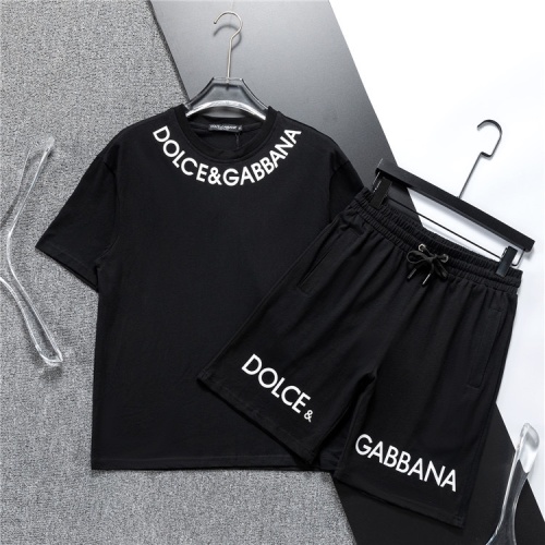 Dolce &amp; Gabbana D&amp;G Tracksuits Short Sleeved For Men #1218834 $48.00 USD, Wholesale Replica Dolce &amp; Gabbana D&amp;G Tracksuits