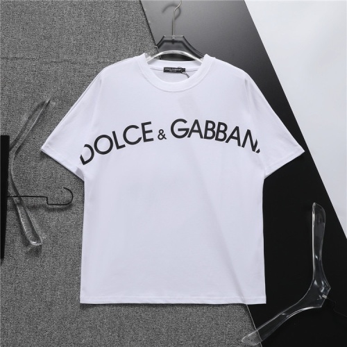 Replica Dolce & Gabbana D&G Tracksuits Short Sleeved For Men #1218835 $48.00 USD for Wholesale