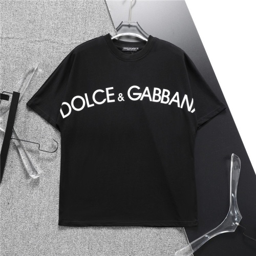 Replica Dolce & Gabbana D&G Tracksuits Short Sleeved For Men #1218837 $48.00 USD for Wholesale