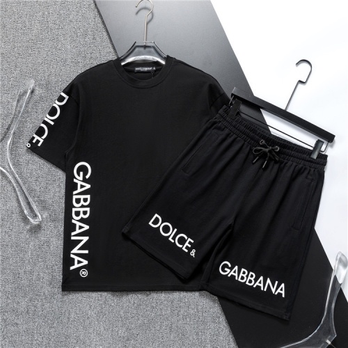 Dolce &amp; Gabbana D&amp;G Tracksuits Short Sleeved For Men #1218838 $48.00 USD, Wholesale Replica Dolce &amp; Gabbana D&amp;G Tracksuits