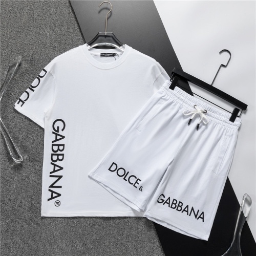 Dolce &amp; Gabbana D&amp;G Tracksuits Short Sleeved For Men #1218839 $48.00 USD, Wholesale Replica Dolce &amp; Gabbana D&amp;G Tracksuits