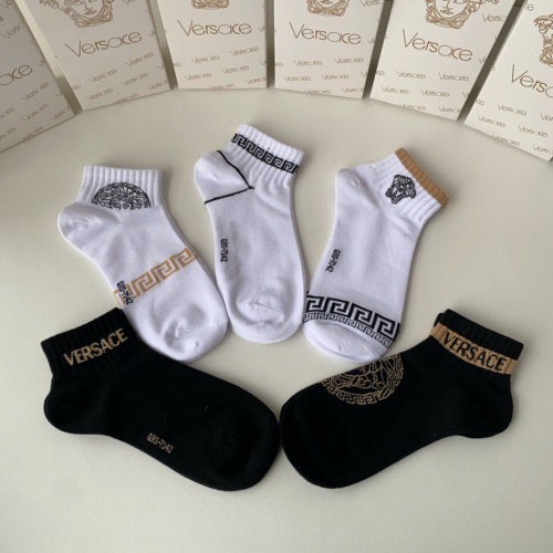 Replica Versace Socks #1218847 $27.00 USD for Wholesale