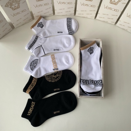 Replica Versace Socks #1218847 $27.00 USD for Wholesale