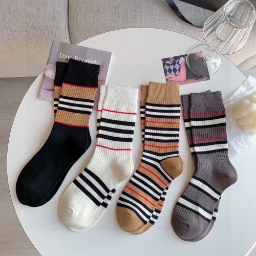 Burberry Socks #1218848 $29.00 USD, Wholesale Replica Burberry Socks