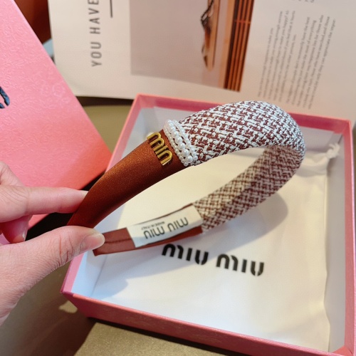 Replica MIU MIU Headband For Women #1218855 $27.00 USD for Wholesale