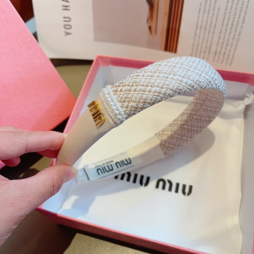 Replica MIU MIU Headband For Women #1218857 $27.00 USD for Wholesale