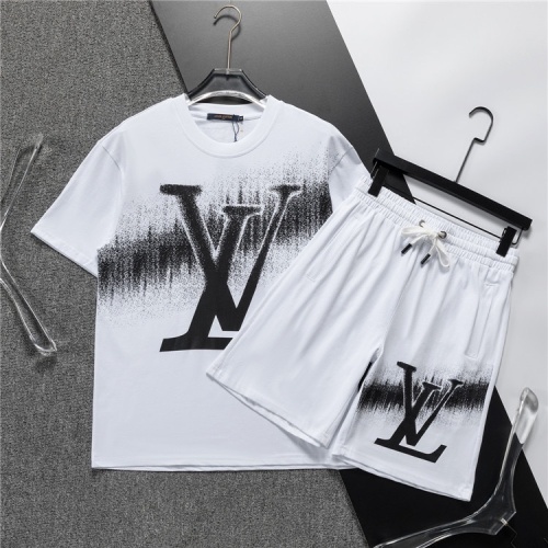 Louis Vuitton LV Tracksuits Short Sleeved For Men #1218898 $48.00 USD, Wholesale Replica Louis Vuitton LV Tracksuits