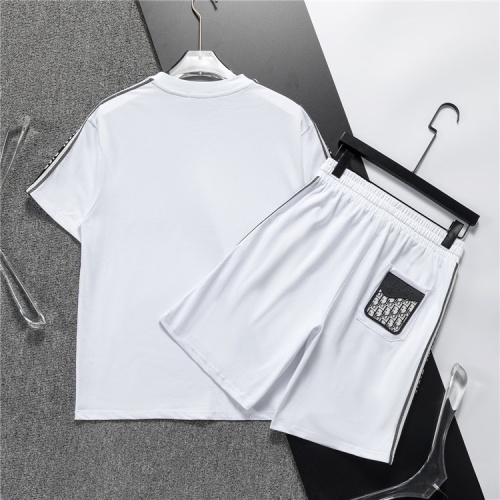 Replica Christian Dior Tracksuits Short Sleeved For Men #1218940 $48.00 USD for Wholesale