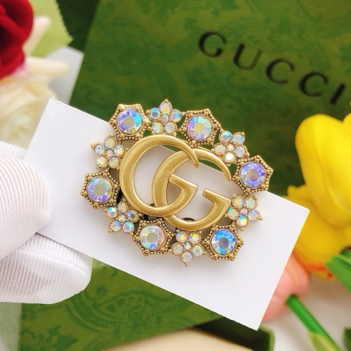 Replica Gucci Brooches For Women #1219066 $32.00 USD for Wholesale