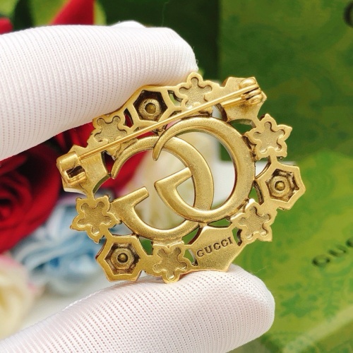 Replica Gucci Brooches For Women #1219066 $32.00 USD for Wholesale