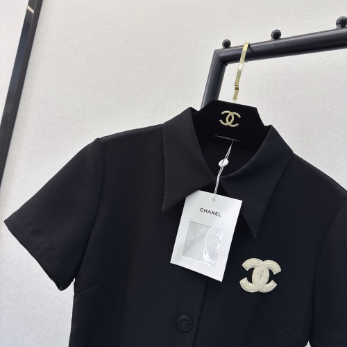 Replica Chanel Dresses Short Sleeved For Women #1219071 $132.00 USD for Wholesale