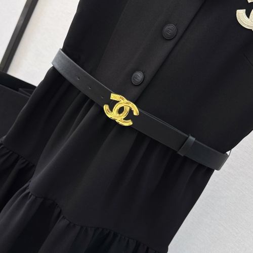 Replica Chanel Dresses Short Sleeved For Women #1219071 $132.00 USD for Wholesale