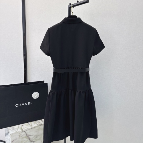 Replica Chanel Dresses Short Sleeved For Women #1219071 $132.00 USD for Wholesale