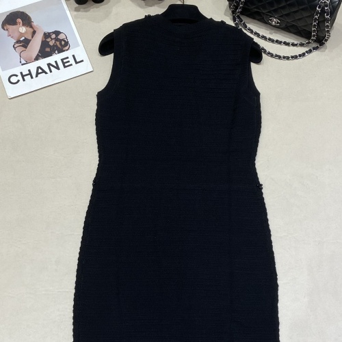 Replica Chanel Dresses Sleeveless For Women #1219074 $108.00 USD for Wholesale