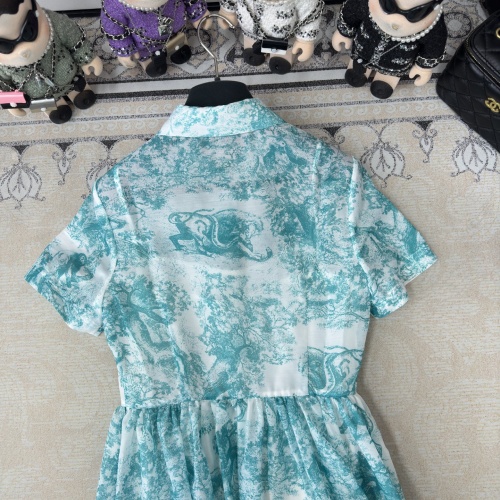 Replica Christian Dior Dresses Short Sleeved For Women #1219089 $132.00 USD for Wholesale