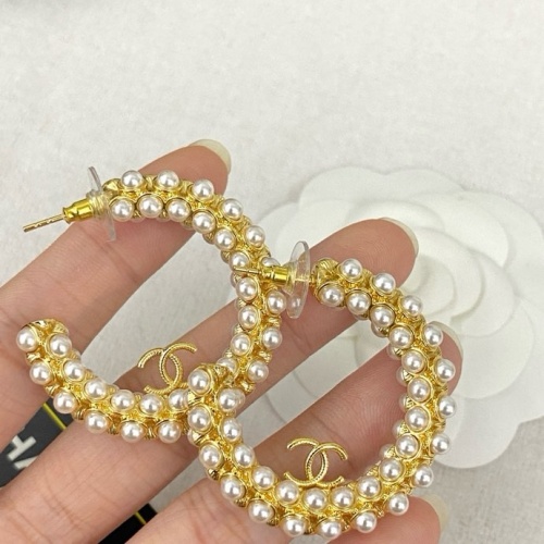 Replica Chanel Earrings For Women #1219090 $34.00 USD for Wholesale