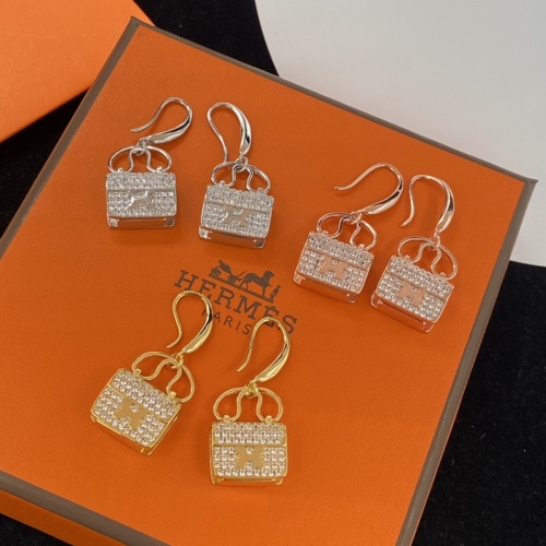 Replica Hermes Earrings For Women #1219110 $29.00 USD for Wholesale