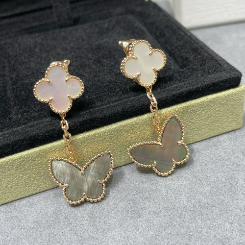 Replica Van Cleef & Arpels Earrings For Women #1219214 $76.00 USD for Wholesale