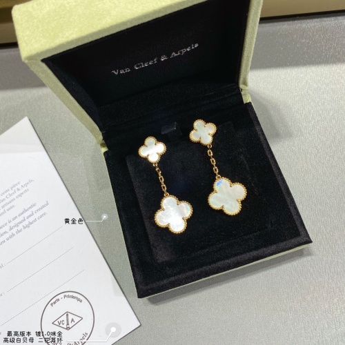 Replica Van Cleef & Arpels Earrings For Women #1219216 $82.00 USD for Wholesale