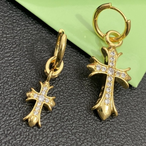 Chrome Hearts Earrings For Women #1219236 $25.00 USD, Wholesale Replica Chrome Hearts Earrings